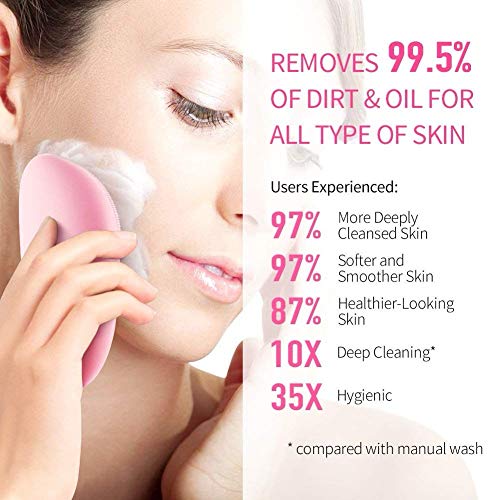 flyorigin Cepillo limpiador facial ultrasónico Limpieza facial personalizada y facial Masaje antienvejecimiento facial masajeador a prueba de agua