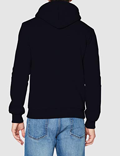 FM London 310 Heavyweight Sudadera con capucha, azul marino, M para Hombre