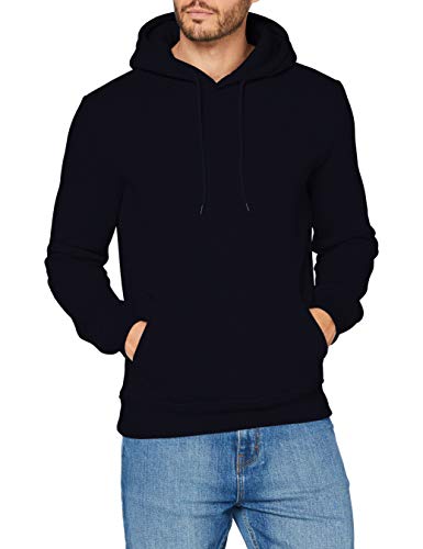 FM London 310 Heavyweight Sudadera con capucha, azul marino, M para Hombre