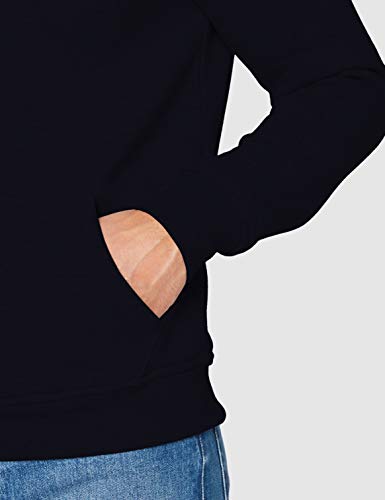 FM London 310 Heavyweight Sudadera con capucha, azul marino, M para Hombre