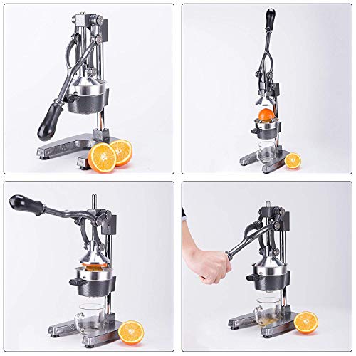 FOBUY Exprimidor Multi función para Gastronomía Exprimidor de naranja Exprimidor de granada Exprimidor de limones (Gris)
