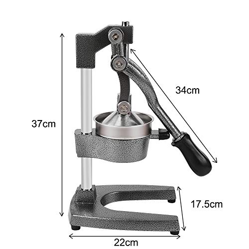 FOBUY Exprimidor Multi función para Gastronomía Exprimidor de naranja Exprimidor de granada Exprimidor de limones (Gris)