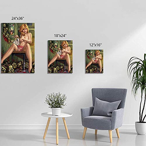 FOCLKEDS Mike DeBalfo - Póster de arte vertical de 45 x 61 cm para sala de estar, dormitorio, sin marco