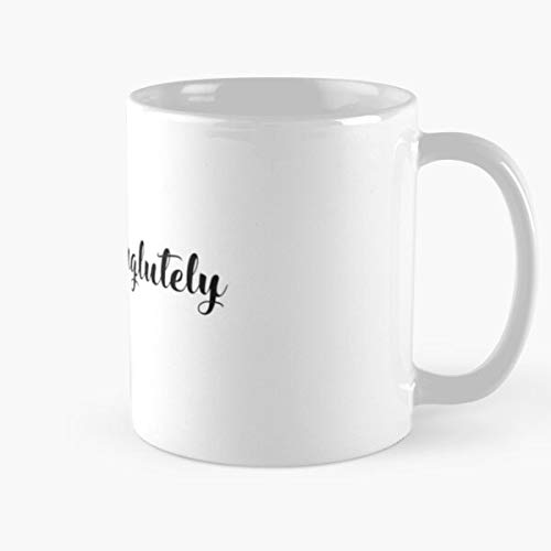 Foliam Satc Mr Carrie Love Quote Big Hot Lutely La Mejor Taza de café de cerámica de mármol Blanco de 11 oz