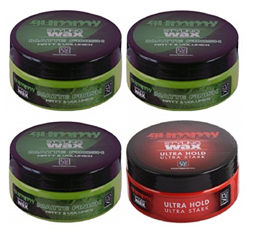 Fonex - Paquete especial Special Pack II con cera de peinado Gummy Styling Wax Matte Finish (3 unidades) y Ultra Hold (1 unidad)