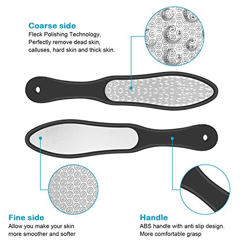 Foot Callus Remover Set, Premium Foot Rasp Best for Smooth Away Hard Callus, Dead Skin and Crack Skin. Profession Foot Files with gift box