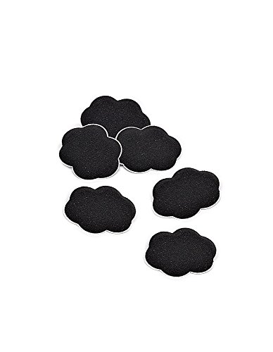 FOOT PETALS - Pressure Pointz - Mini-Almohadillas de Poron® para aplicar en zonas de presión. (Negro)