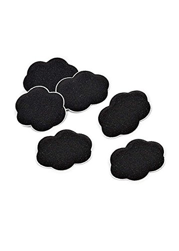 FOOT PETALS - Pressure Pointz - Mini-Almohadillas de Poron® para aplicar en zonas de presión. (Negro)