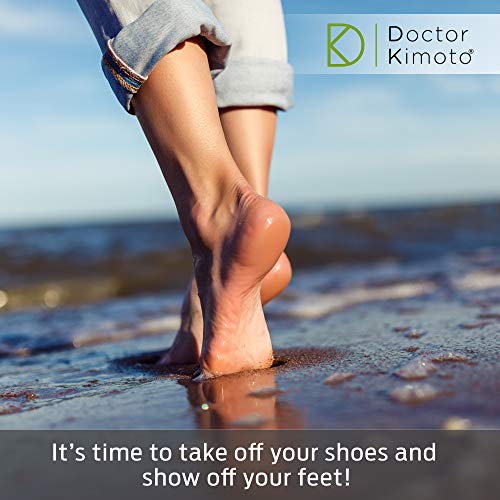 Fórmula Original de la Cáscara del Pie de Dr Kimoto - Tratamiento Casero Increíble para los Pies - 2 Pares - Diga Adiós a Piel Duro y Seco de Pie & Diga Hola a Pies Suaves de Bebé!