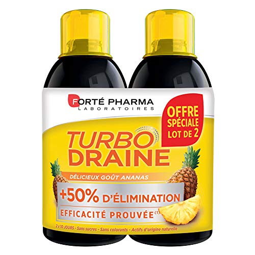 Forté Pharma TurboDraine 2 x 500 ml | Drenador adelgazante