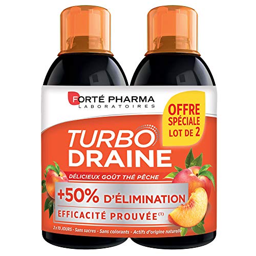 Forte Pharma Turbodraine thé pêche 2 x 500ml - 3