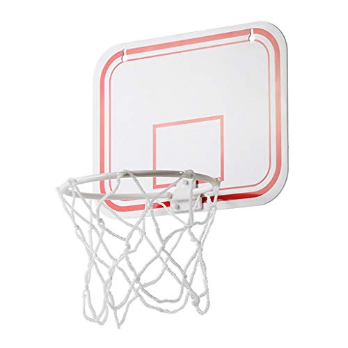 Fossenlea Canasta Baloncesto Infantil Pared - Mini Cesta de Baloncesto Niño, Cancha de Baloncesto Infantil Plástico para Colgar Interiores (El Tablero Mide 20 x 16 cm; diámetro de la Cesta e)