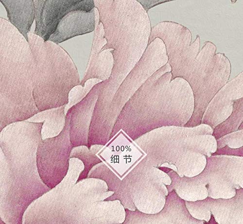 Fotomurales 3D Mariposa De Peonía Vintage De Estilo Chino Papel pintado no tejido Decoración de Pared decorativos Murales 400x280 cm