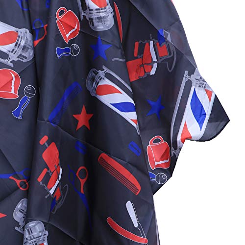 Frcolor Capa de Peluquería Barberos Delantal Vestido de Salon de Belleza Impermeable Salón Profesional Peluquería Capa