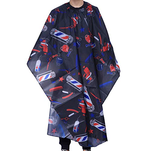 Frcolor Capa de Peluquería Barberos Delantal Vestido de Salon de Belleza Impermeable Salón Profesional Peluquería Capa