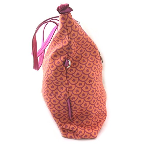 'french touch' bolsa 'Agatha Ruiz De La Prada'rojo anaranjado - escalas de flores.