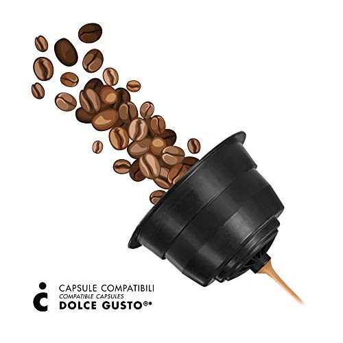 FRHOME - 96 Cápsulas de café compatibles con maquinas Dolce Gusto® - kit degustación de Il Caffè Italiano