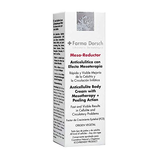 Fridda Dorsch Crema Anticelulítica Y Exfoliante Con Efecto Mesoterapia (Para Todo Tipo De Pieles) - 200 ml.