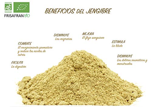Frisafran Jengibre en polvo Ecológico - 250 Gr