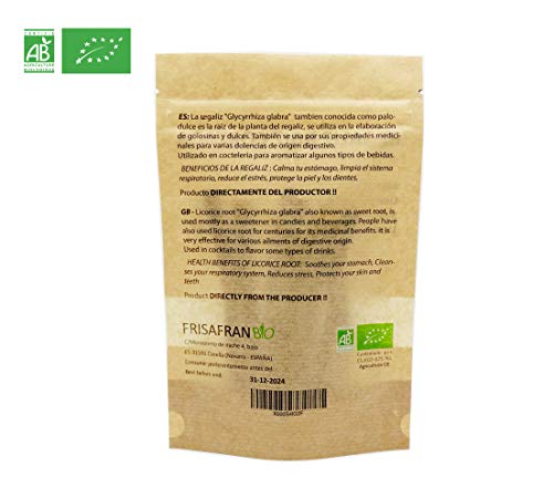 FRISAFRAN - Regaliz de palo Ecologico certificado (50Gr)