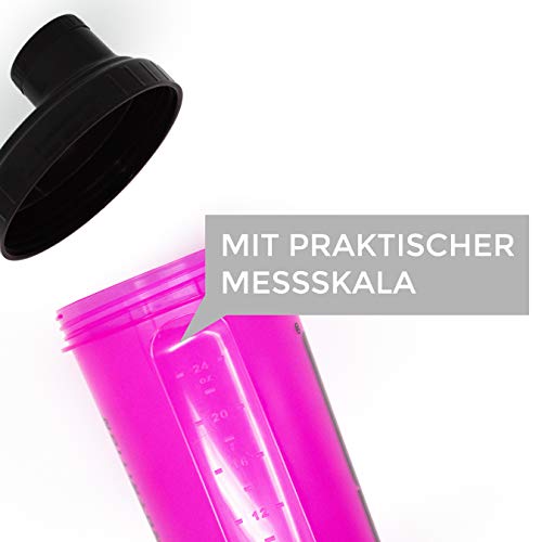 FSA Nutrition - Shaker de 700 ml - sin BPA - Rosa