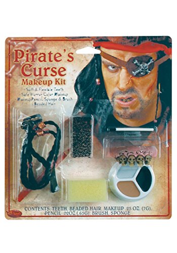 Fun World Pirate'S Curse Makeup Kit Standard