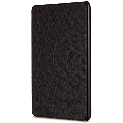 Funda Amazon de cuero para Kindle Paperwhite (10.ª generación - modelo de 2018), Negro