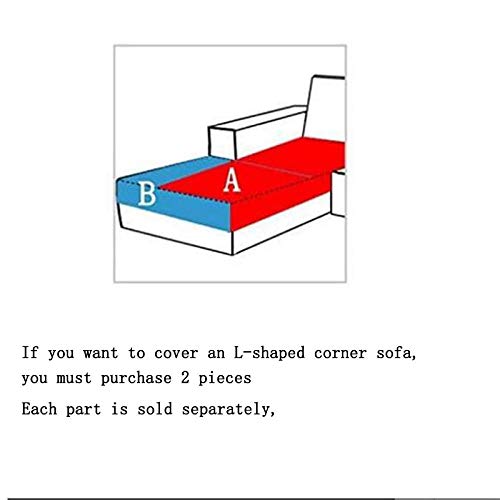 funda antideslizante protege,Cubierta para sofá ,Protector de protector de sofá con patrón de abanico,funda de sofá en forma de L retro,funda de sofá de algodón de 2/3/4 plazas,escudo de sofá seccion