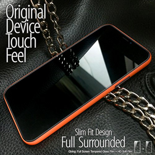 Funda iPhone X,Ultra Delgada y Minimalista y ligera ,Funda iPhone X Ultra Delgada, iPhone X Funda delgada con pantalla de cristal templado gratis Protector [NO LOGO en la carcasa del móvil]