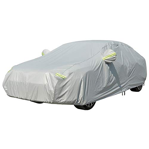 Funda para Coche, KKmoon Cubierta para Coche Impermeable a Prueba de Polvo Anti-UV Anti-arañazos Sedán (5.3 x 1.78 x 1.2m)