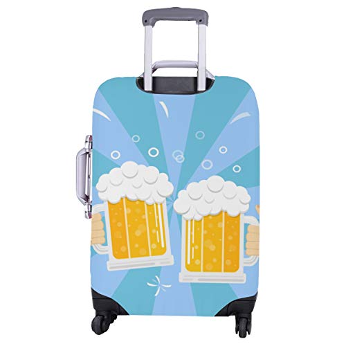 Funda para Maletas Cerveza Bebida Acuerdo acordado Saludos Funda Duradera Lavable Se Adapta a 28.5 X 20.5 Pulgadas Funda para Equipaje para niños Cubierta para Equipaje de Viaje Cubierta para equipaj
