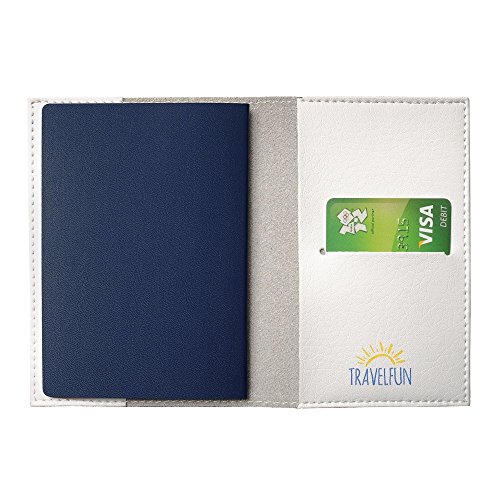 Funda para Pasaporte, Billetera, diseño Divertido - I Love Traveling - Regalo de Viaje (N-95)