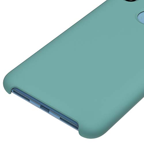 Funda Xiaomi Mi A2 Funda Líquido Silicona Suave Flexible Antigolpes Caso Xiaomi Mi 6X Funda Silicona Cubierta Gel TPU Tapa Shock-Absorción Premium Protector Case Cover Verde