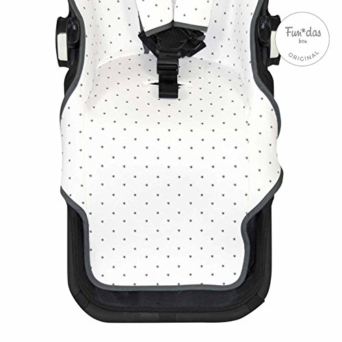 Fundas BCN ® - F126/0197 - Colchoneta para silla de paseo Bugaboo Donkey ® - Little Fun Star