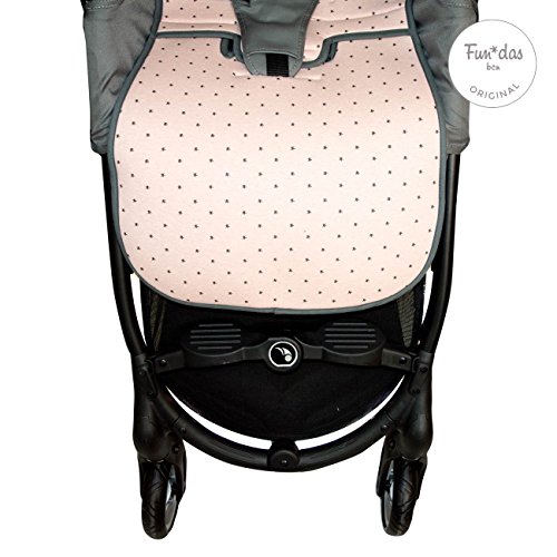 Fundas BCN ® - F160/4597 - Colchoneta Para Silla de Paseo BabyJogger ® Citymini Zip ® - Little Fun Peach