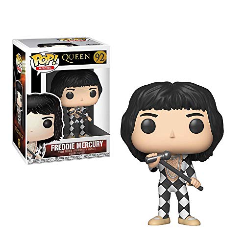 Funko Pop Vinyl: Rocks: Queen: Freddie Mercury Figura De Vinilo Multicolor (33731