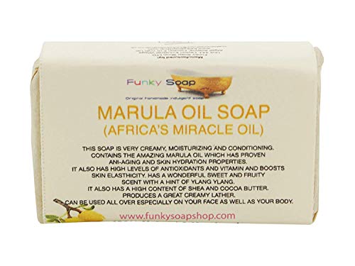 Funky Soap 1 Unidad Marula (África Milagroso Aceite) Jabón 100% Natural Artesanal 65G
