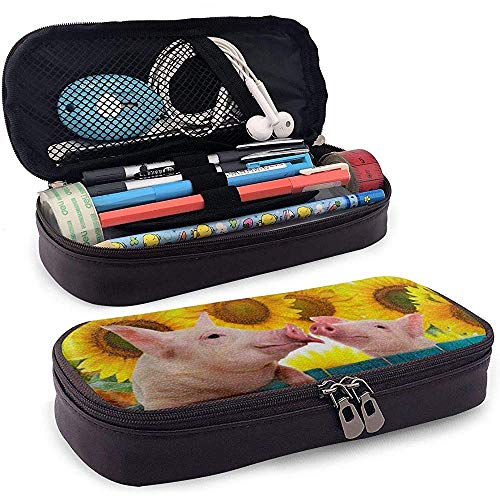 Funny Pig - Estuche de piel sintética para colgar en la valla