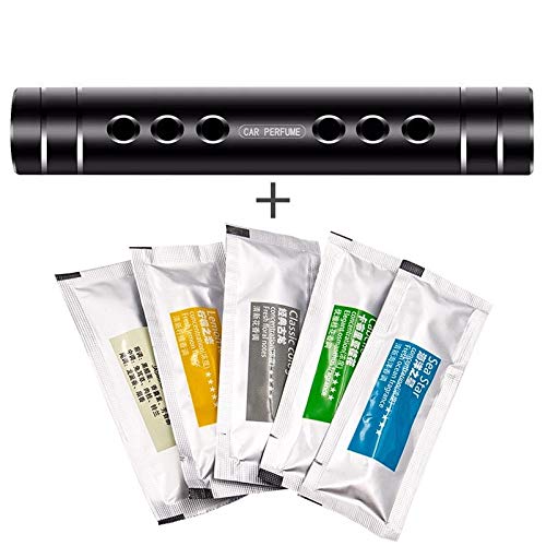 FUNRE Perfume 1pc Coche ambientador de automoción Salida de ventilación Ambientador Sabor en el Coche del difusor del Perfume sólido Auto Ambientador (Color Name : Red 1 Fragrant)