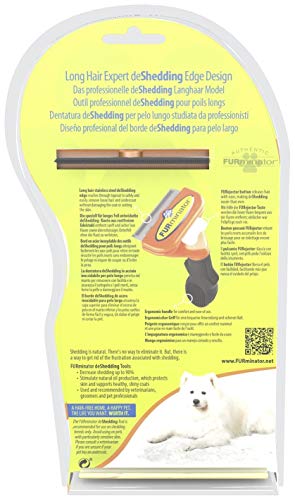 Furminator Herramienta de muda para Perros medianos de Pelo Largo M