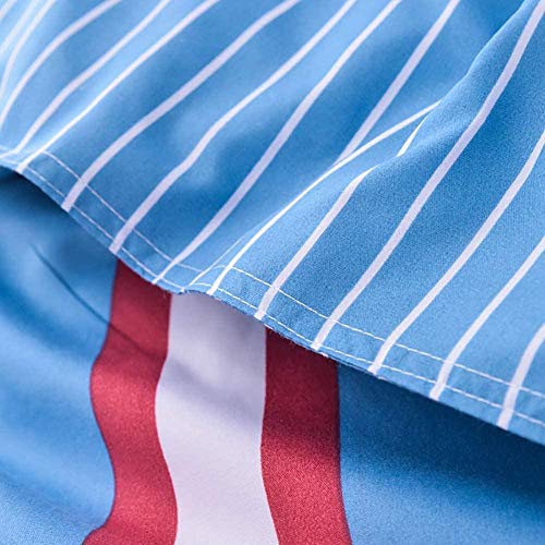 FutuHome 1*Funda Nórdica y 2*Fundas de Almohada, 1*Sábana para Cama, Juego de Fundas Nórdicos de Cama Cuatro Piezas Estilo Exótico