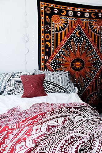 FUTURE HANDMADE Tapiz de Doble Costura, Hecho a Mano,tapicería, Esterilla de Yoga, decoración para el hogar o Colcha