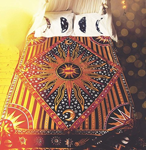 FUTURE HANDMADE Tapiz de Doble Costura, Hecho a Mano,tapicería, Esterilla de Yoga, decoración para el hogar o Colcha