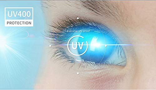 FUZHISI Gafas de Sol Gafas de Sol polarizadas clásicas Hombres Mujeres Que conducen el Marco Cuadrado Gafas de Sol Goggle Masculino UV400, Azul