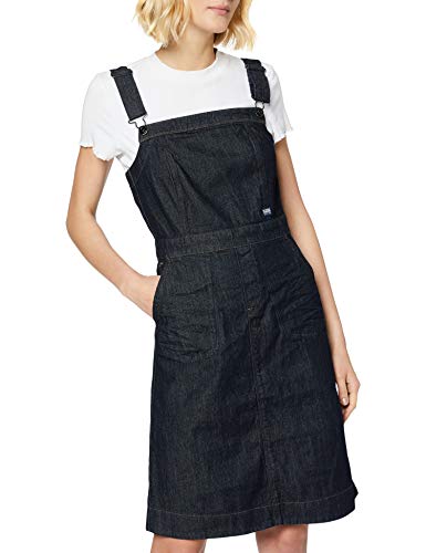 G-STAR RAW Eyevi Fit and Flare Vestido, Azul (3D Raw Denim 8973-1241), M para Mujer