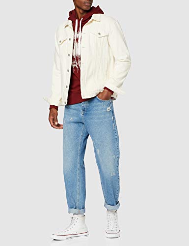 G-STAR RAW Graphic 8 Hooded Sudadera, Rojo (Dk Burned Red 9812), X-Large para Hombre