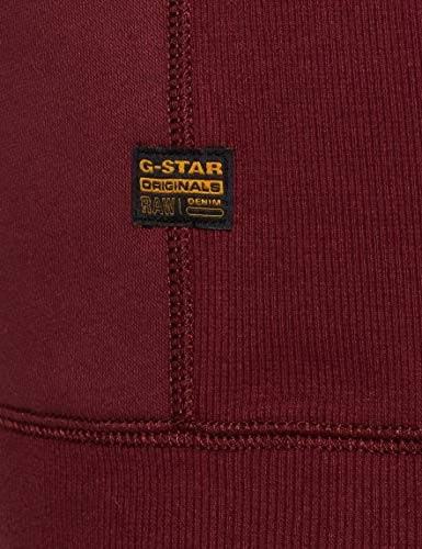G-STAR RAW Premium Basic Sudadera, Rojo (Port Red C235-4608), XX-Large para Hombre