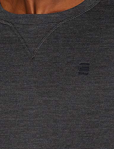 G-STAR RAW Premium Basic suéter, htr de Granito B692-2522, X-Large para Hombre