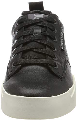 G-STAR RAW Rackam Core Low, Zapatillas para Hombre, Multicolor (Black/White A940-964), 44 EU