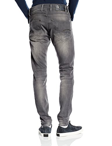 G-STAR RAW Revend Skinny Vaqueros, Light Aged Destroy 6132-1243, 32W / 34L para Hombre
